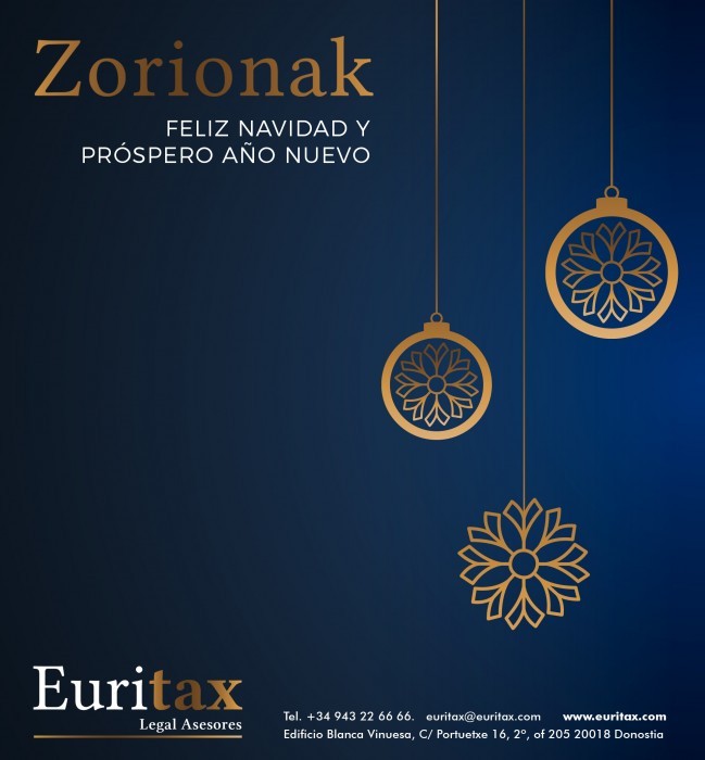 EuritaxLegal's tweet photo. Zorionak, Feliz Navidad. https://t.co/2gFueeXkbz