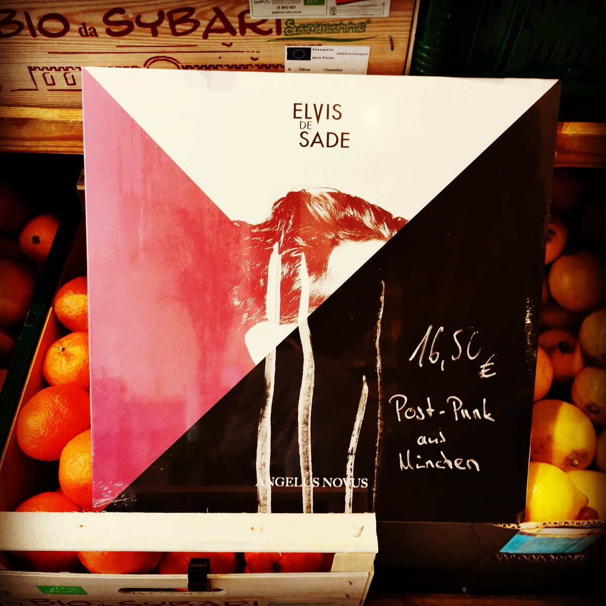 OkoEsel's tweet photo. Neben ausgewählten Büchern gibt es nun auch ausgewählte Musik beim ÖkoEsel!
Den Anfang macht die Münchner Post-Punk Band „Elvis de Sade“ mit ihrer Debüt EP „Angelus Novus“ (Walter Benjamin 😍)
#ökoesel #nachhaltigundkritisch #munichfinest #sortimentserweiterung #musik https://t.co/CIC91Lu5mq