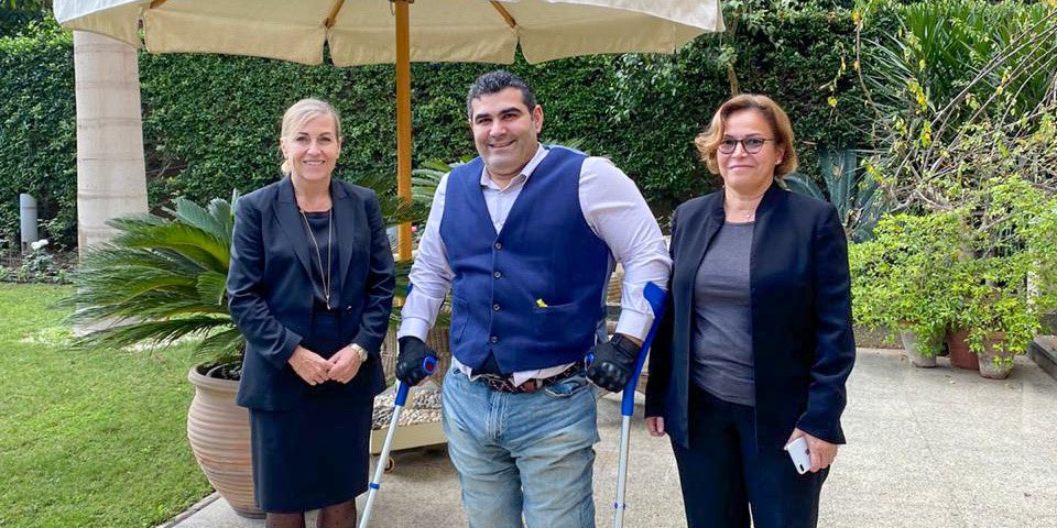Great honor to meet #UNDPGoodwillAmbassador Mikael Haddad @mikaelhaddad in Cairo today getting ready for the #EgyptWalkforInclusion #AssistiveTechnologies #PersonsWdidabilities Important road ahead to #GlobalDisabilitySummit2022 @NorwayinEgypt @UNDPEgypt