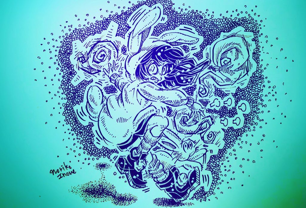 「#寒いから暖かそうな画像貼る

#イノウエノリコの絵
#イラスト 」|イノウエノリコのイラスト