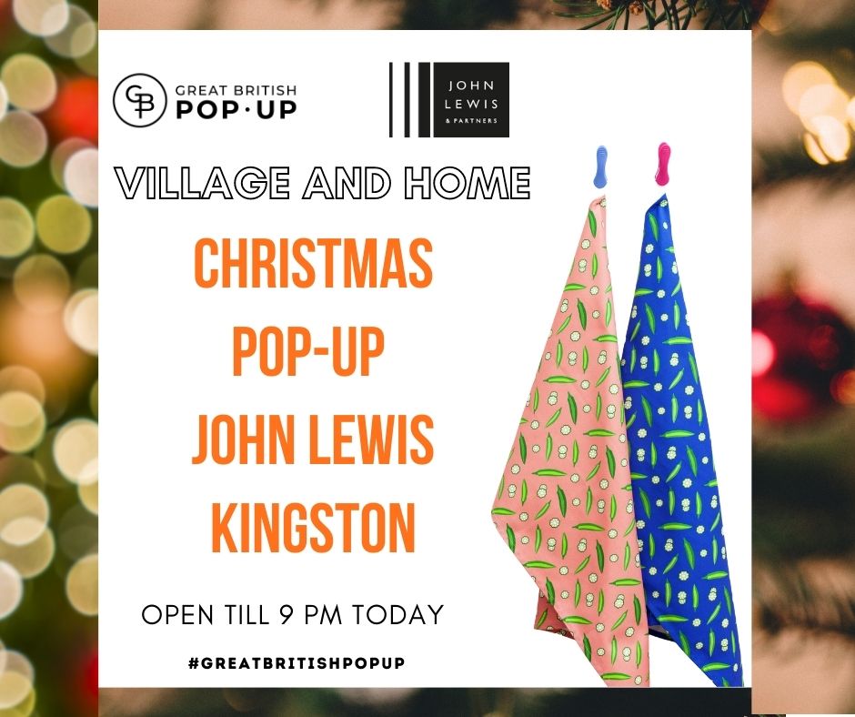 VillageandHome's tweet photo. Come say hello! Village and Home Pop up Shop @ John Lewis Kingston 🙂 https://t.co/9sJcG9Tz5M