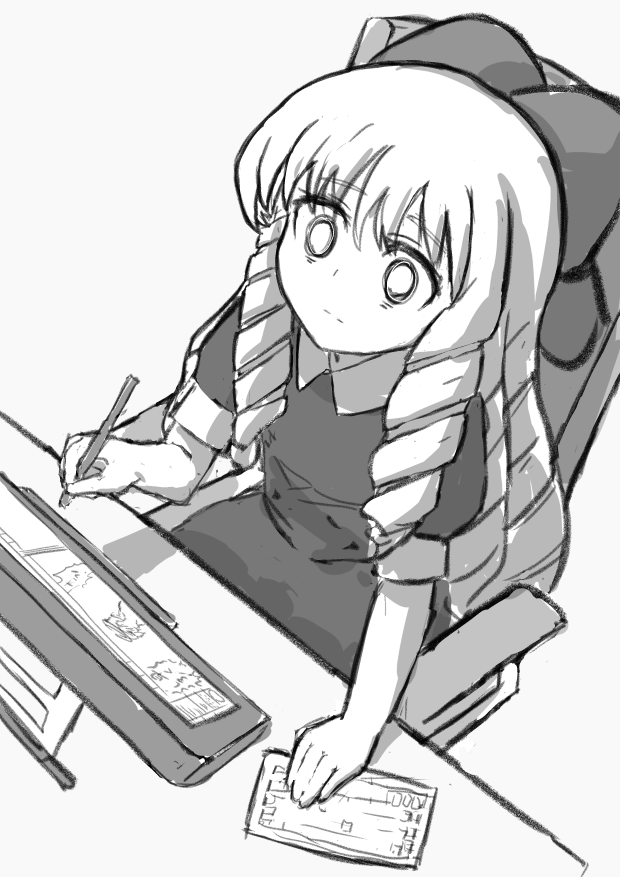さりい・B先生がエロ自撮りを強要される絵を描かされていたら急に無になったザコ絵師ちゃんの絵です
#ザコ絵師ちゃんFA 