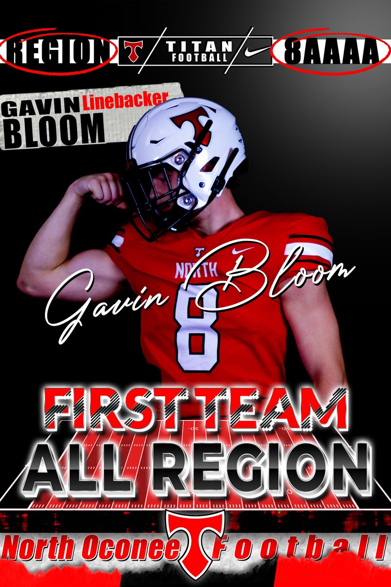 NOHSFootball's tweet photo. 🔴⚪️⚫️ Congratulations to our 2020 Region 8-AAAA 1st Team All-Region Players for Defense! #HoldTheRope #GUS

Senior DL #5 Michael Conley
Senior DB #22 Jack Butler
Senior LB #8 Gavin Bloom

@OconeeSports @GPBsports @ocleadersports @High5Sports @RecruitGeorgia @ABHpreps https://t.co/upco6eHF6m