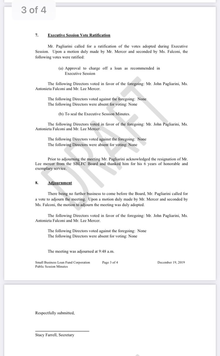 rhody_special's tweet photo. @RISecState & @GovRaimondo #OpenMeetings in RI are about as open as #smallbusinesses are in RI. Oh and I need to know if these are drafts if not there is no signature If they aren’t official than where are those This needs to be clarified & #Execmin need to be reported. #OpenJoke https://t.co/ECpMl6NoJB
