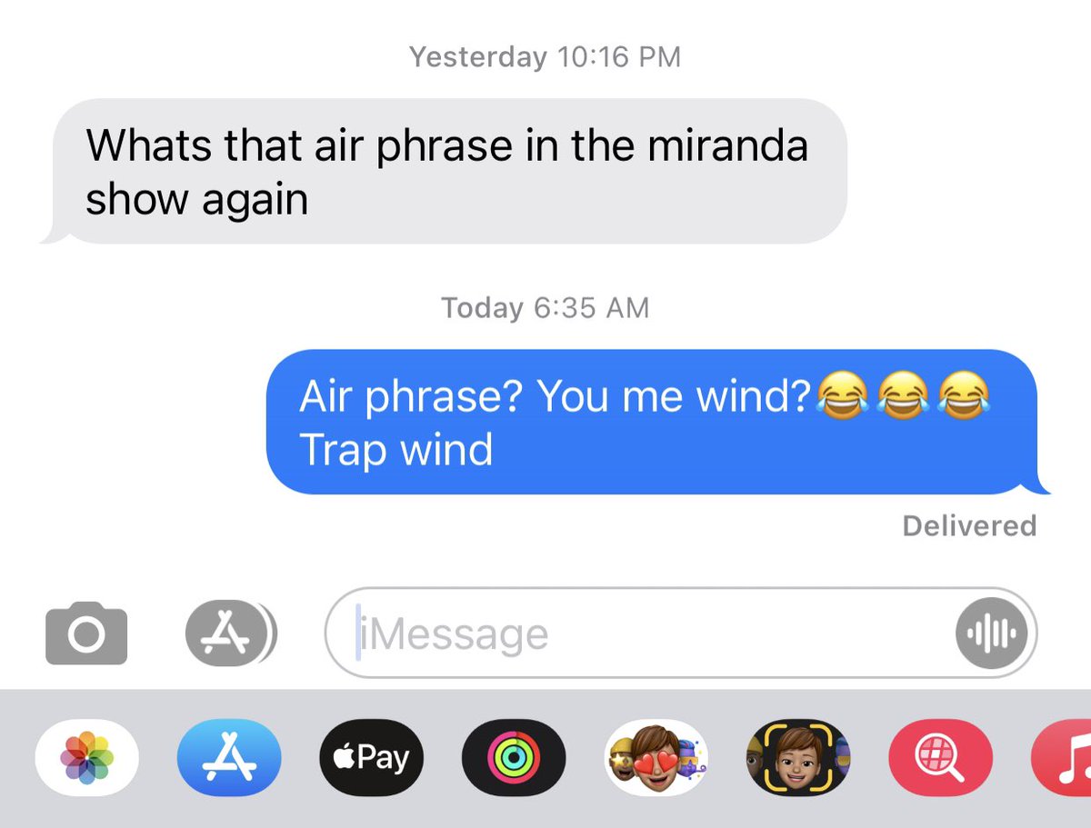 AmandaBelleLee's tweet photo. I woke up this morning to this and my inner #Miranda was filled with glee @mermhart ๐๐ฅฐ๐ #SuchFun #LoveOo #TrapWind https://t.co/y9wLWJvvgL