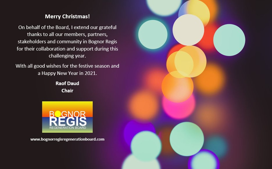 Chairman's Christmas Message #bognorregis #regenerationbognorregis #bognorregisregeneration