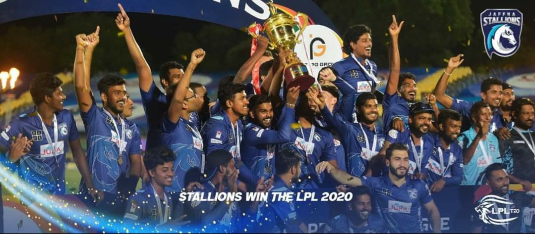 Finally a huge thankyou for giving me this opportunity to be involved in this amazing family.❤
#champions #Vaadamachan <a href="/jaffnalpl/">Jaffna Stallions</a> <a href="/LPLT20/">LPL - Lanka Premier League</a>