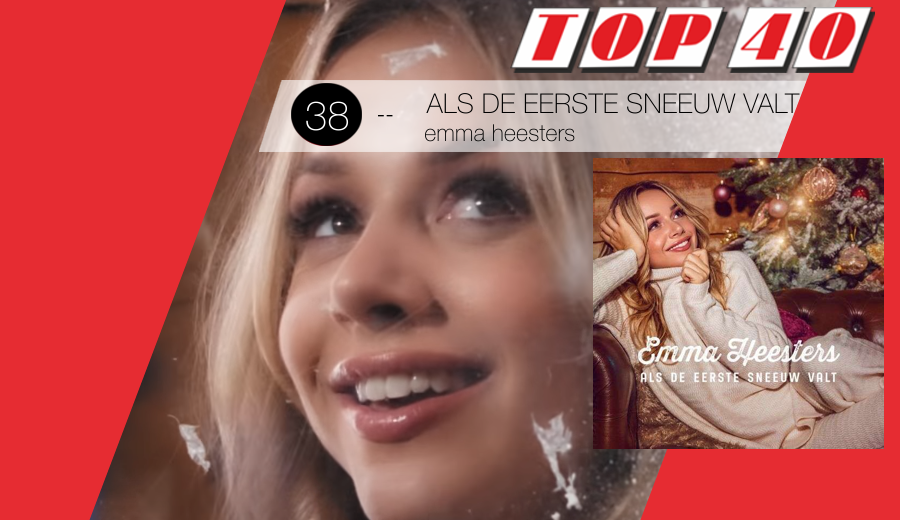 ⚫3️⃣8️⃣🆕 De derde kersthit van 2020 in de Top 40 - Als De Eerste Sneeuw Valt is de vijfde Top 40-hit voor <a href="/emmaheesters/">Emma Heesters</a> > top40.nl/emma-heesters-…