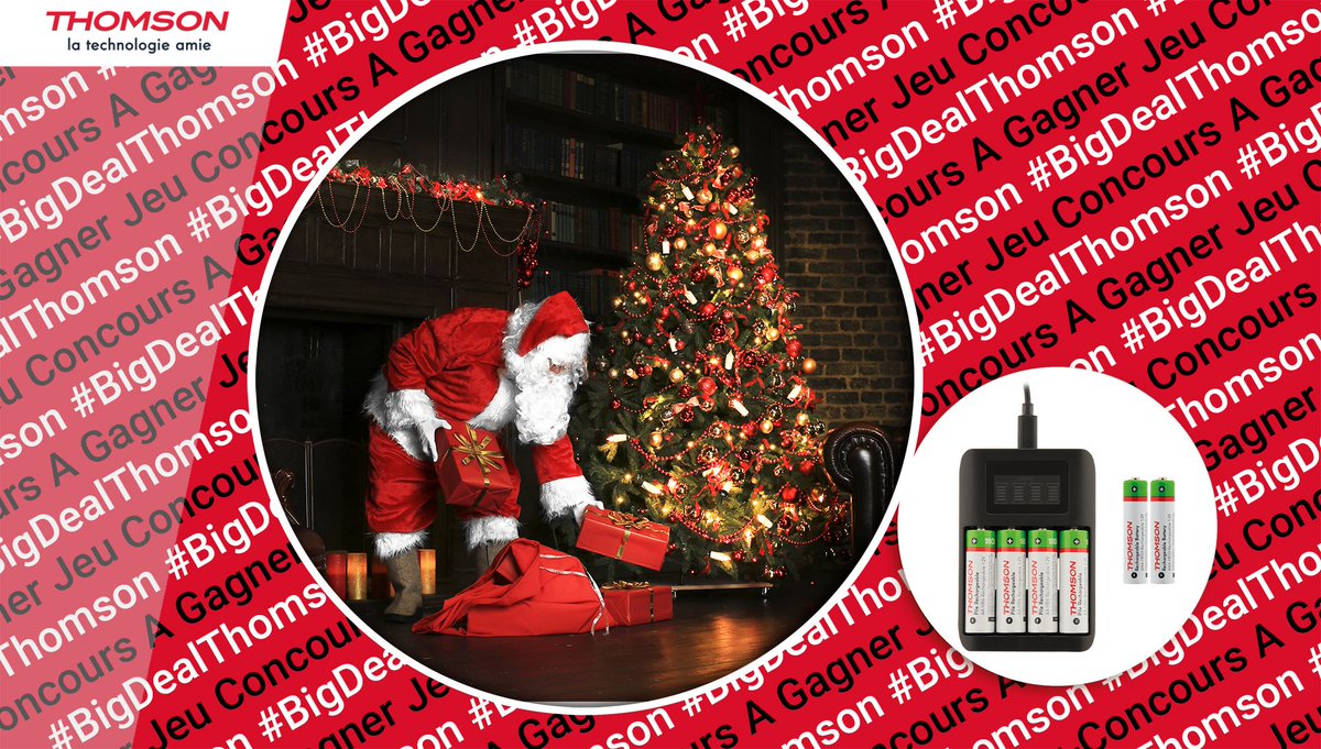 Thomson_FRA's tweet photo. #JeuConcours

Tentez de gagner ce chargeur #Thomson avec ses piles rechargeables. 🔋
Vraiment utiles pour les jouets des enfants à #Noël ! 🤩

1⃣ Abonnez-vous à @Thomson_FRA 👋
2⃣ RT ce jeu 🔃
3⃣ Pour quel cadeau en aurez-vous besoin❓

🎁🍀#BigDealThomson #ThomsonÉlectricité🎁🍀 https://t.co/H1TfrSnK4u