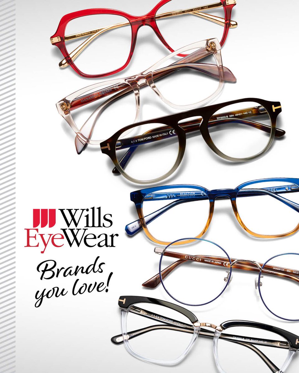 The brands you love. Shop today. #glasses #designer #fashion #style #brand #frames #onlythebest #seebetter #lookbetter #glamour #lifestyle #beauty #liveyourbestlife #optical #opticalshop #opticalstore @WillsEyeWear @gucci @TOMFORD @kennethcole @Luxottica @marcolineyewear
