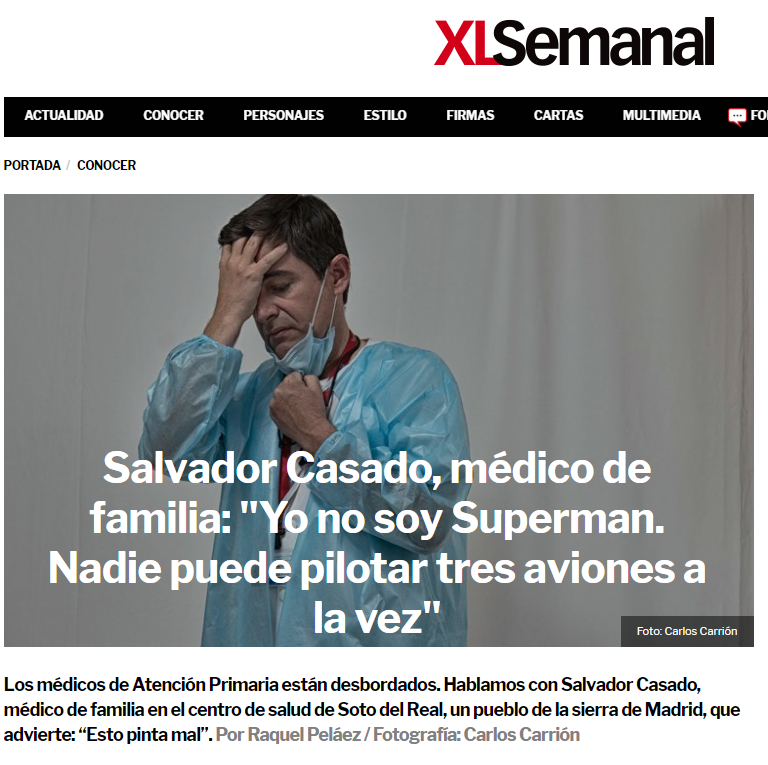 DoctorCasado's tweet photo. Los profesionales sanitarios de Atención Primaria nos sentimos impotentes. Reconocemos que hemos perdido el control. Vamos a la deriva (desde hace años) y ahora es evidente para todo el mundo. Nos duele (sobretodo) que le importe tan poco a la gente. https://t.co/SDDwi4kOjt