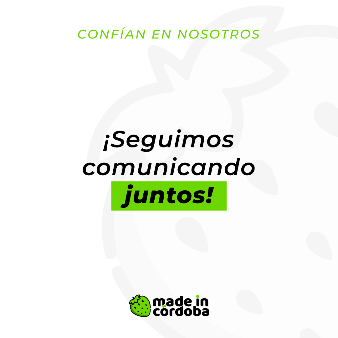 Madeincbaok's tweet photo. Cada día la familia de Made In Córdoba se hace más grande, gracias a la confianza que depositan nuestros clientes en nosotros.

Gracias por confiar, ¡seguimos comunicando juntos!

#Comunicación #Marketing #LaFrutillaVerde #ConfíanEnNosotros https://t.co/X4W5i6njOF