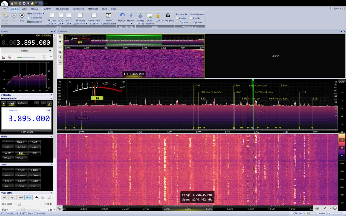 KD2NFC's tweet image. The 80 meter band is active on the North East in the early AM hours after the Nor&apos;easter. #KD2NFC