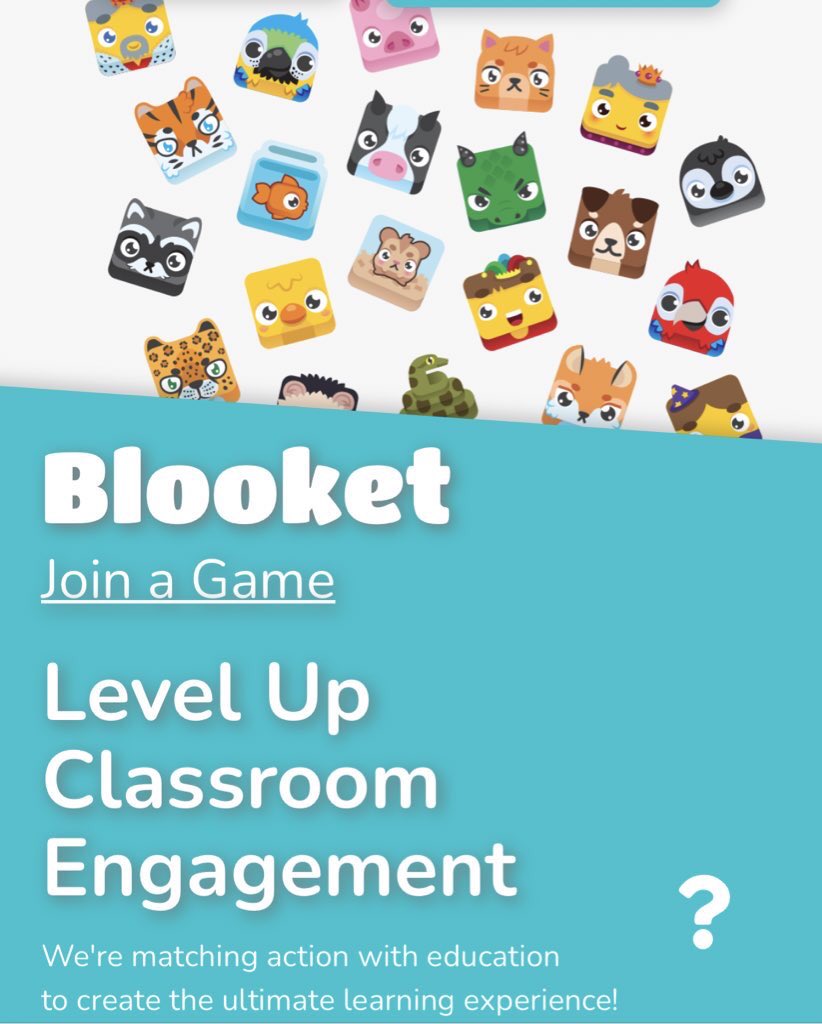 JensClassroom's tweet photo. A great teacher @umecsi showed me this awesome game! @PlayBlooket is super #fun &amp; I have kids playing without me telling them to play!  They just love earning new #Blooks to use against others! #review #stations #vocabulary #HashtagHolidays  @CCISDIT @CCISD @CMSatSP_Wolves 💛🖤🐺 https://t.co/OtCgdNfkR3