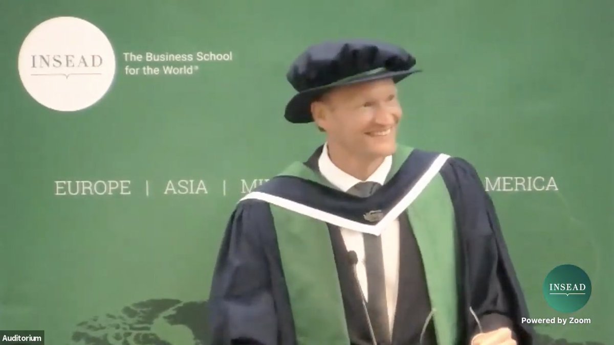 Congratulations to Professors Charles Galunic and Roderick Swaab, our GEMBA’21 Faculty Teaching Award winners! #INSEADgrad