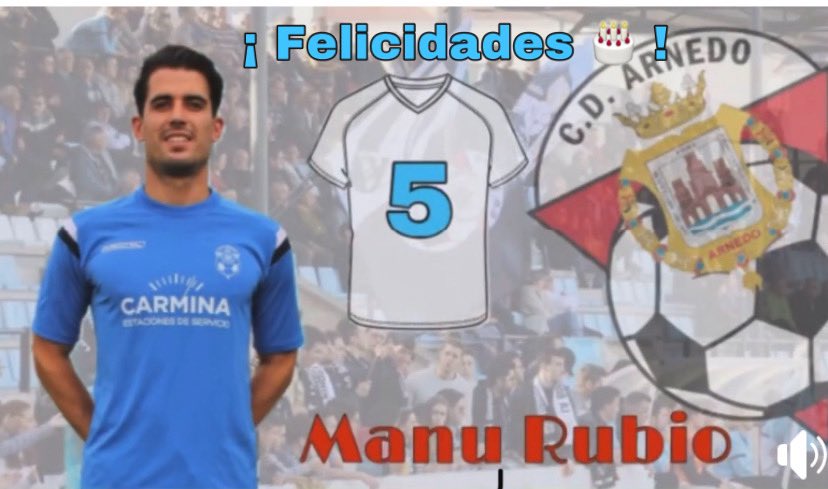 | CUMPLEAÑOS | 🎂 

No queríamos olvidarnos de felicitar a nuestro jugador Arnedano, que en el día de hoy cumple años.
¡Muchísimas felicidades <a href="/Manurubio_17/">Manuel Rubio</a> ! Por muchos más años con nosotros.😊 🎊 

#VamosArnedo #SueñaQuePuedes
