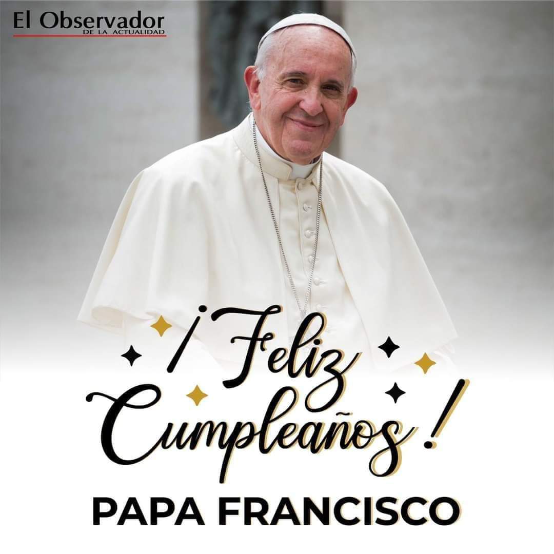 JulioPiumato's tweet photo. Hoy es el Cumpleaños de @Pontifex_es Hacemos una oración por él, por la vida, y seguimos luchando por la Paz y la Justicia Social #UEJN https://t.co/Nj2wUNDedf