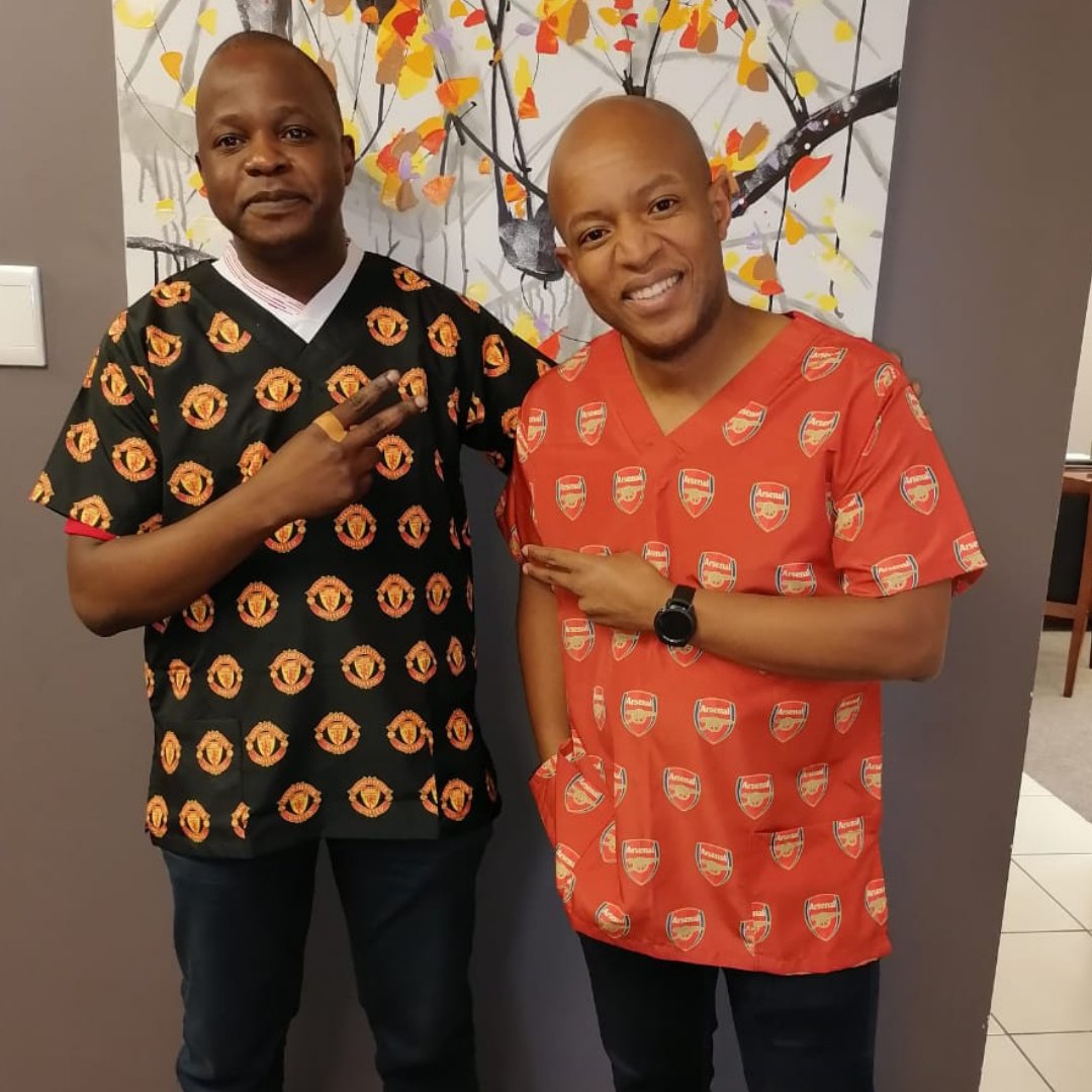TrendsCorporate's tweet photo. Our Frontliners always need a "pick-me-up"! What better way than to have your scrubs match your favorite soccer team! 

#sublimation #getbranded #personalized #frontliners #doctors #branded #manchesterunited #arsenal #sayitwithscrubs #scrubs #custommade #madeforyou https://t.co/mKex8pDVuu