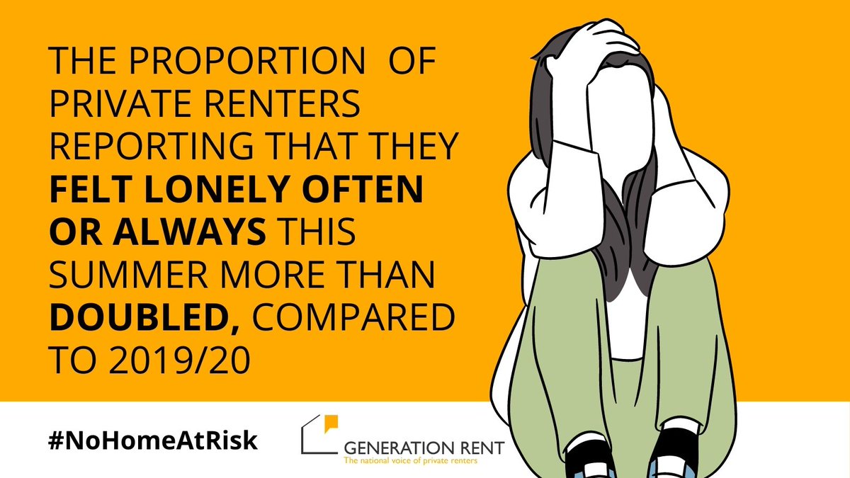 The report also found a dramatic deterioration in private renters' mental health. No such changes were observed among social renters or owner occupiers. 4/