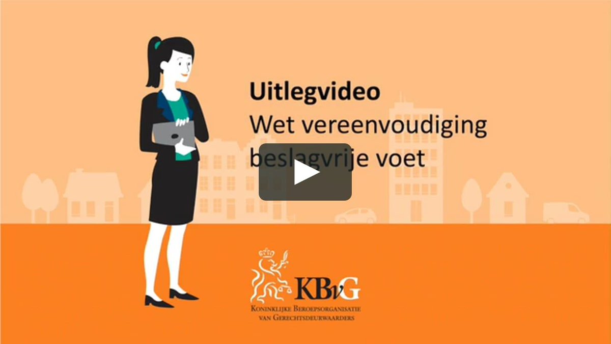 KBvGdeurwaarder's tweet photo. De Wet vereenvoudiging beslagvrije voet zorgt voor een betrouwbare berekening van de beslagvrije voet en betere bescherming voor de schuldenaar. In deze video leggen we de nieuwe beslagvrije voet van a tot z uit: https://t.co/LPnc6oVMn1
#vbvv #minszw #bredeschuldenaanpak https://t.co/Vfn5bGoG1B