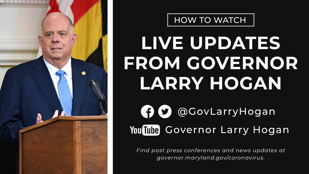 Governor Larry Hogan tweet media