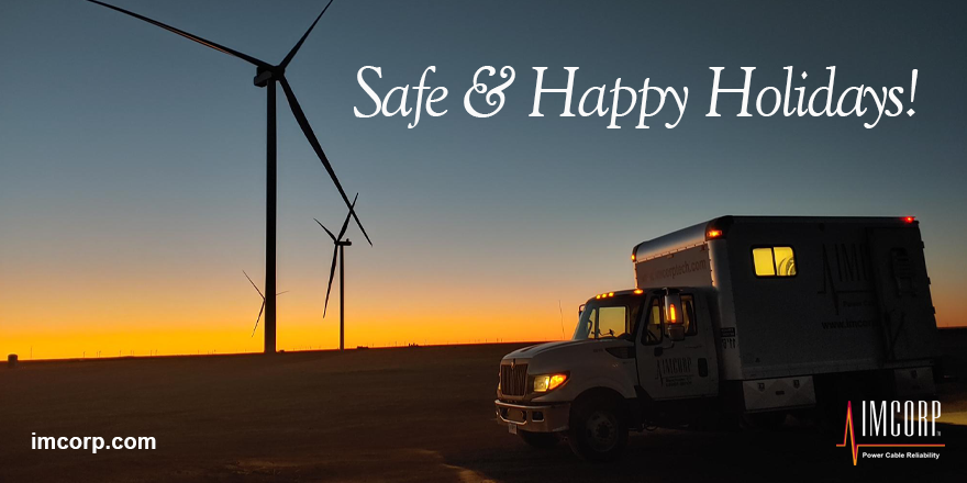 IMCORPtech's tweet photo. Dawn of a new day as we ensure the reliability of power cable systems for renewable energy.
Safe & Happy Holidays to everyone!
Learn More: https://t.co/SLsMKIdsci
#imcorp #renewables #utilities #energy https://t.co/KV6lG2w3yu