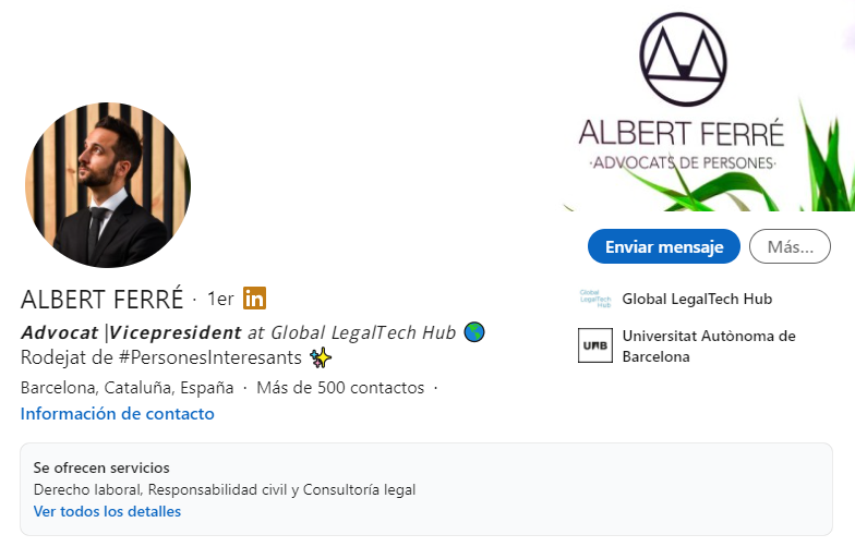jmfcomas's tweet photo. Mil gracias a @Albertferre por comentar con @derechopractico lo que #EstáPasando en #Legaltech 👏👏👏
Hemos hablado de @Glegaltechhub , de #RossIntelligence, de @TGE_Group , de la nueva etapa de @ENATIC1 y de @BestLawyers (💪💪💪 @pedro_delrosal ).
Muy pronto publicamos!!! https://t.co/yRU2KjCUSk