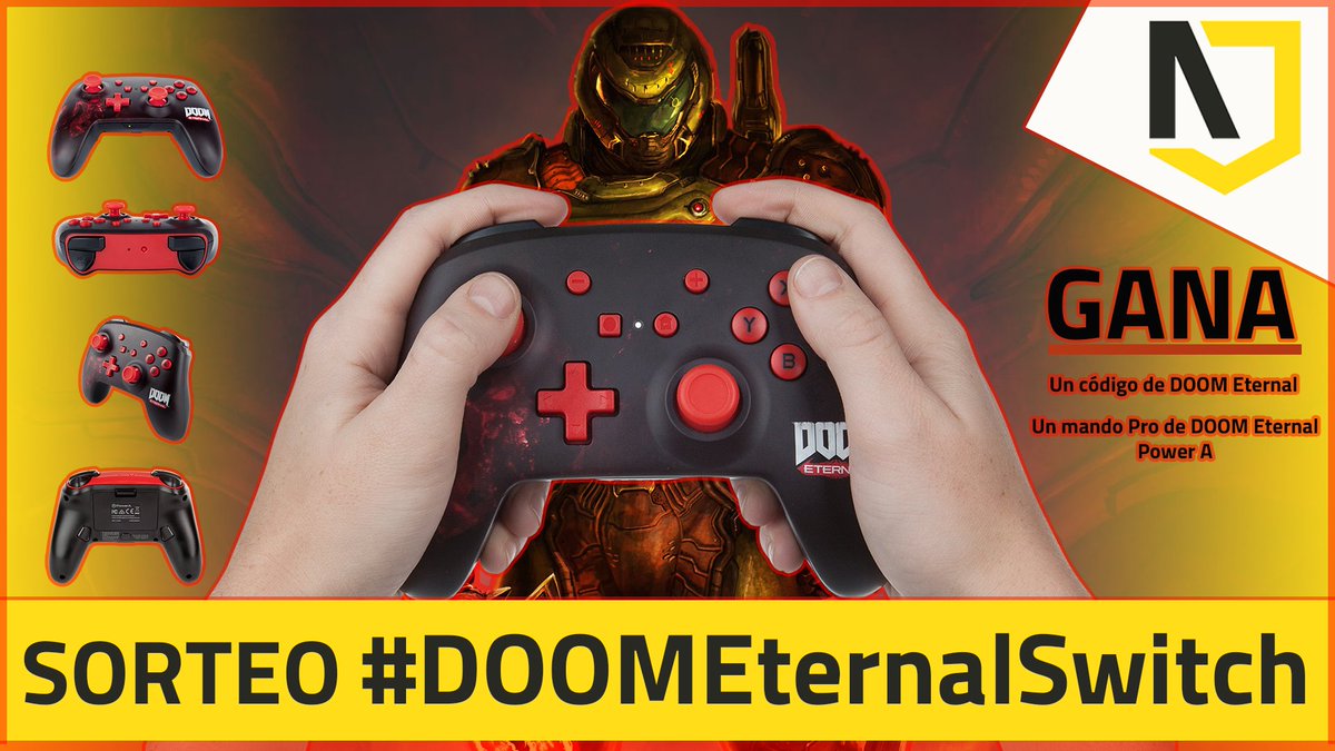 🔥 SORTEO 🔥

Gana un DOOM Eternal para Nintendo Switch + mando Pro de DOOM Eternal de Power A. 

✅ Síguenos a nosotros (<a href="/Areajugones/">Areajugones</a>) y a <a href="/bethesda_ESP/">Bethesda Español</a> 
✅ RT
✅ Menciona a un amigo con #DOOMEternalSwitch explicando qué te gusta más del juego

⏰Solo hoy y sin límite de mensaje