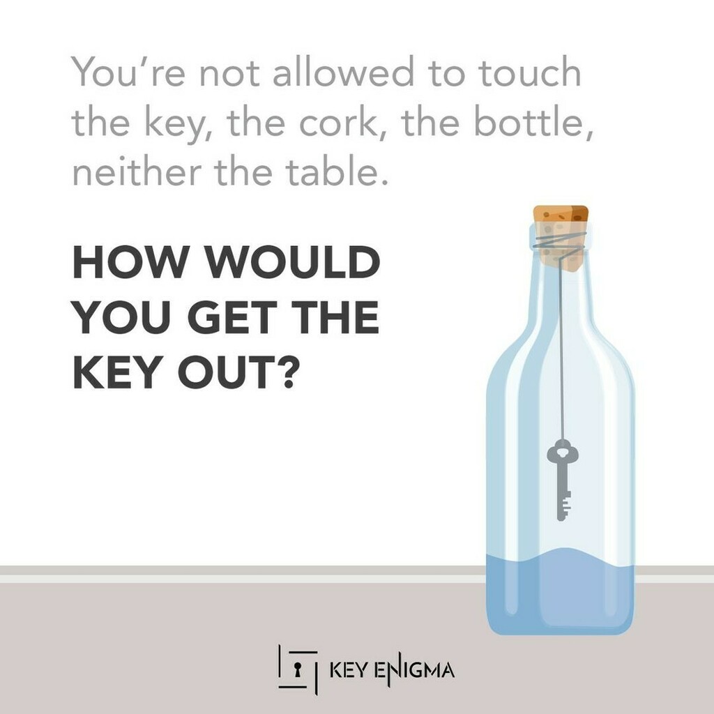 KeyEnigma's tweet image. 🔎Ready for this mini-puzzle? Can you solve it?🔎
_
🔎¿List@ para un mini puzzle? ¿Podrás resolver el enigma?🔎
#enigma #keyenigma #minipuzzle #puzzle #canyousolveit #guess #escaperoom instagr.am/p/CI5f8zUKq33/