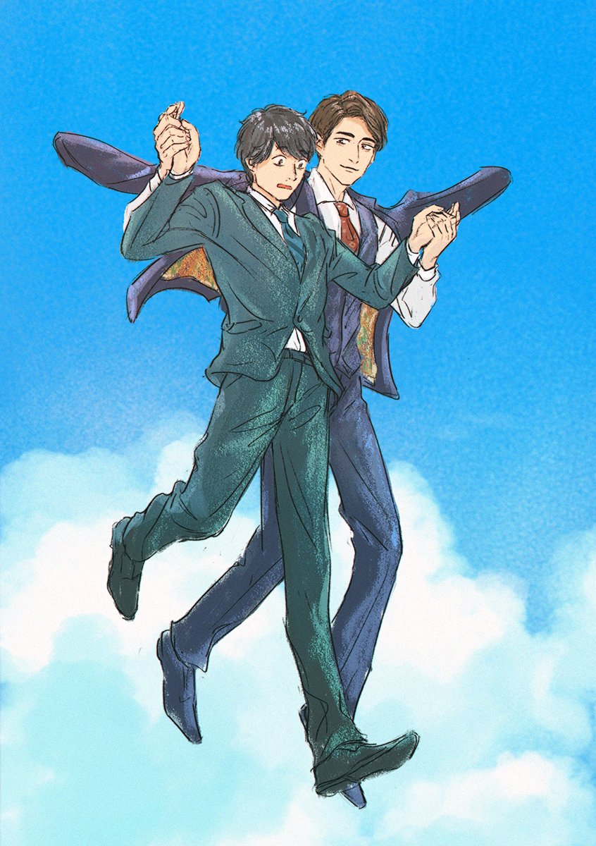 09_40am's tweet photo. kurosawa’s moving castle (?🤔
#チェリまほ
#CherryMagic https://t.co/IzcQbJ2uN3