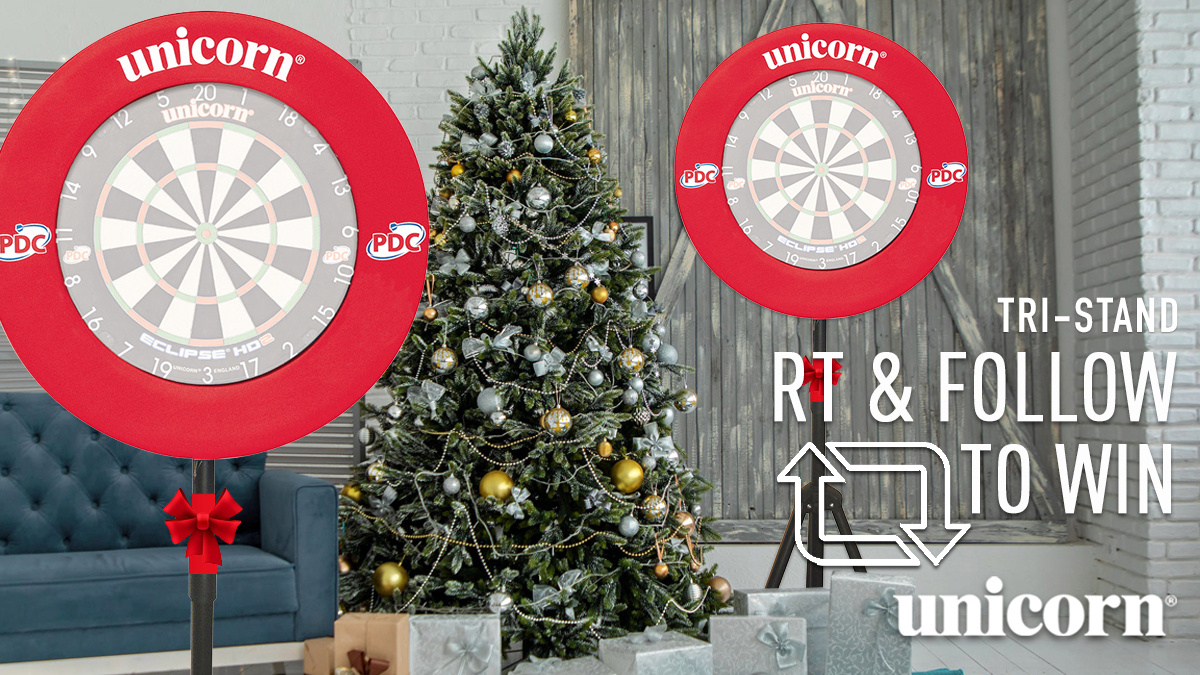 #WIN! 𝘾𝙃𝙍𝙄𝙎𝙏𝙈𝘼𝙎 𝘾𝙊𝙈𝙋𝙀𝙏𝙄𝙏𝙄𝙊𝙉🎄🎁🎅

Simply RT this post &amp; follow us to be in with a chance of winning a Unicorn Dartmate Tri-Stand 

playwiththebest.com/dartmate-tri-s…

Ends Midday UK time - 18/12

#darts | #Competition | #RTtoWin | #Giveaway | #ChristmasIsComing | #Xmas