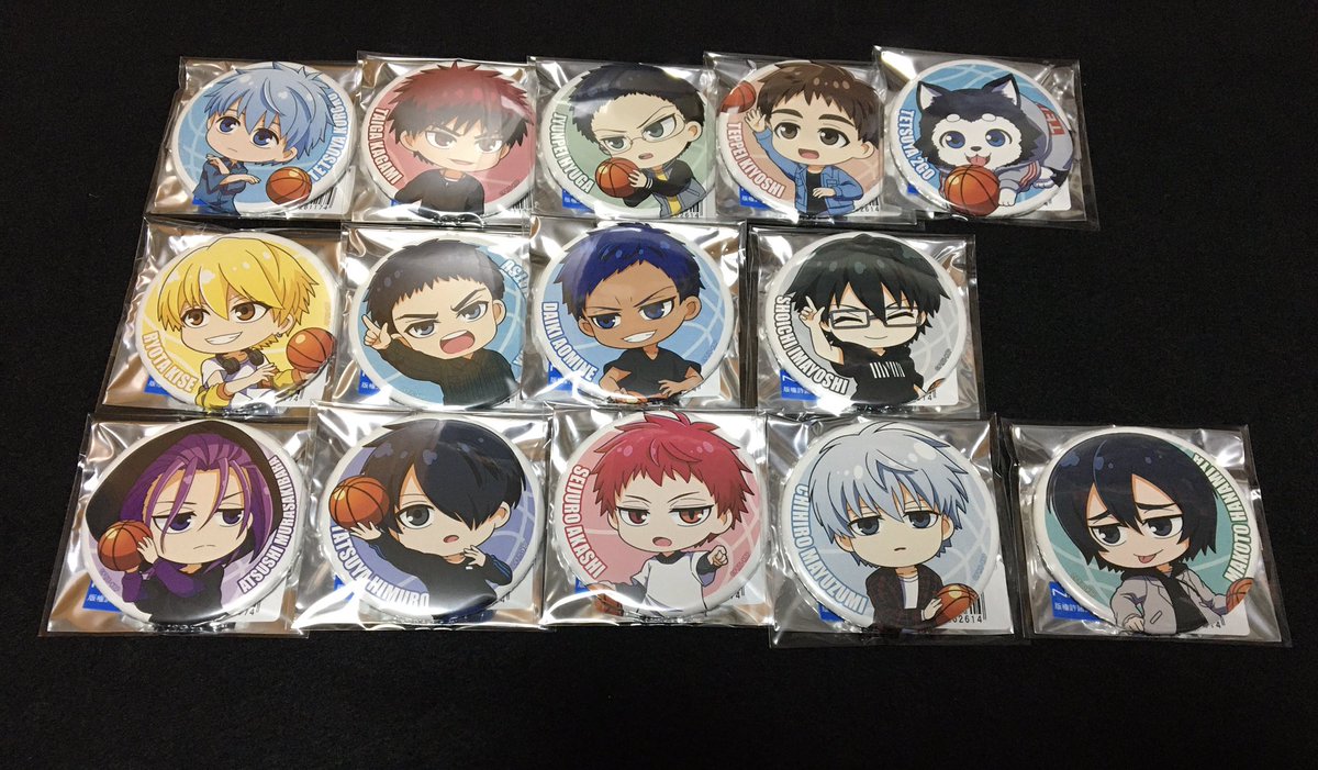 琳音 譲渡 交換 黒子のバスケ 黒バス A3store ミニキャラ缶バッジ 譲 黒子 火神 日向 木吉 2号 黄瀬 笠松 青峰 今吉 紫原 氷室 赤司 黛 花宮 求 定価 送料または東京駅コラボの高尾 緑間 交換の場合 東京駅コラボの高尾と緑間はセット