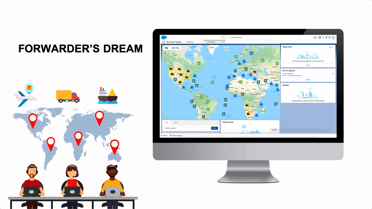 If you are a #FreightForwarder, Neurored can help you Digital:
1. Quoting &amp; booking in real time
2. Track &amp; trace across all modes of transport 
3. Analytics that help your customers profit more with you than your competitors.
Visit lnkd.in/gB6YQxX