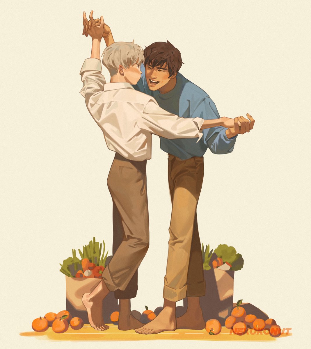 nekokonut22's tweet image. Touya &amp;amp; Yukito 🤣 🤩💖

thank u guys for ur nice  comments about my commission sheet  lol💖🤣💖