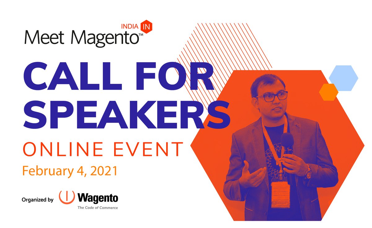 MeetMagentoIN's tweet photo. Do you want to be a speaker for Meet Magento India 2021? Submit your topic ideas and presentation details here!: https://t.co/1W4oFaSw5J https://t.co/66PeTcQuWY