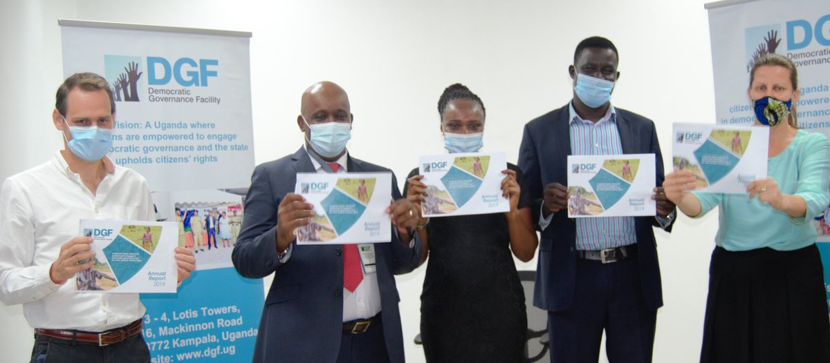 The DGF Annual Report has been officially launched, thanks to the participants at the ceremony <a href="/CSBAGUGANDA/">CSBAG (csbag.org)</a> , <a href="/graUganda/">Global Rights Alert</a> , <a href="/AYINET/">AFRICAN YOUTH INITIATIVE NETWORK (AYINET)</a> <a href="/DGFUganda17/">DGFUganda</a> 's Head of Facility and others.
#DGFannualreportlaunch