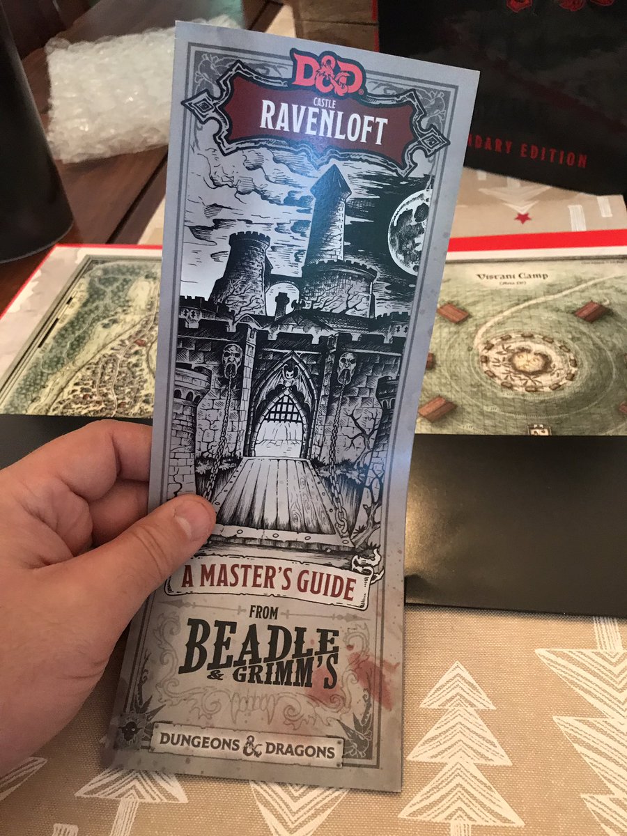 Also includes a handout with the castle’s area maps. 