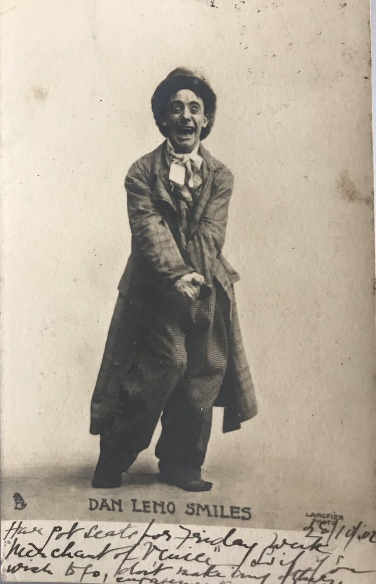 <a href="/DSCAuthor/">D Slattery Christy</a> <a href="/steveroylecomic/">Steve Royle</a> <a href="/rowly2510/">neil rowland</a> <a href="/CriTheatre/">Criterion Theatre</a> @LythamHall <a href="/musichallsoc/">BritishMusicHallSoc</a> Really looking forward to seeing life of #DanLeno next year. One of our many past #musichall neighbours. Here he is featured alongside others in our Music Hall #Brixton and Beyond collection layersoflondon.org/map?record=150…