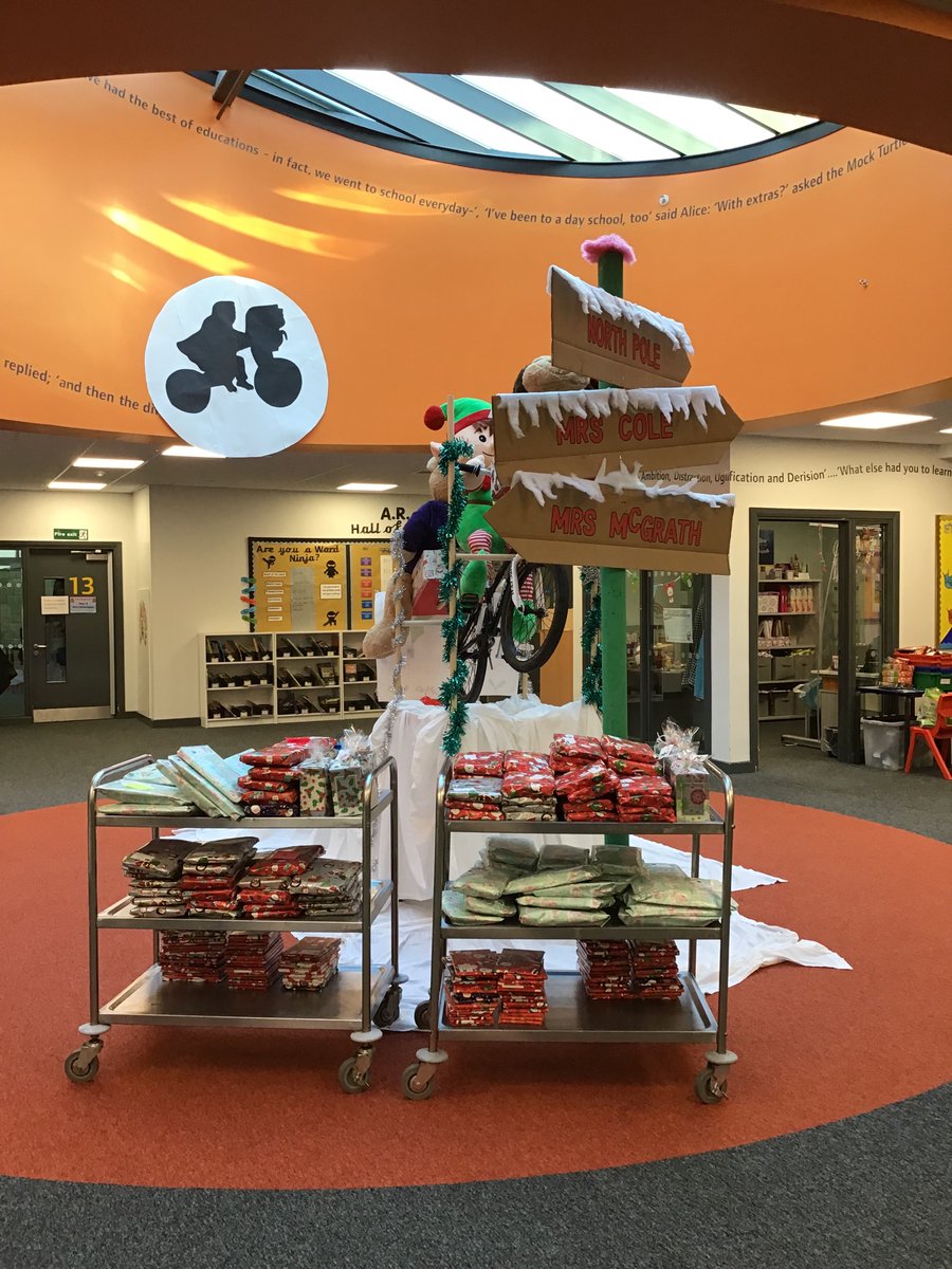 NCEA_GD_Primary's tweet photo. We would like to say a massive thank you to Newbiggin Town Council for supporting us to provide gifts for every child in school. Elvis the Elf helped to deliver them this morning. @GraceDarlingJrs @NewbigginTC 😊🌟🎅🏼⛄️ https://t.co/zBH5Ruzxpz