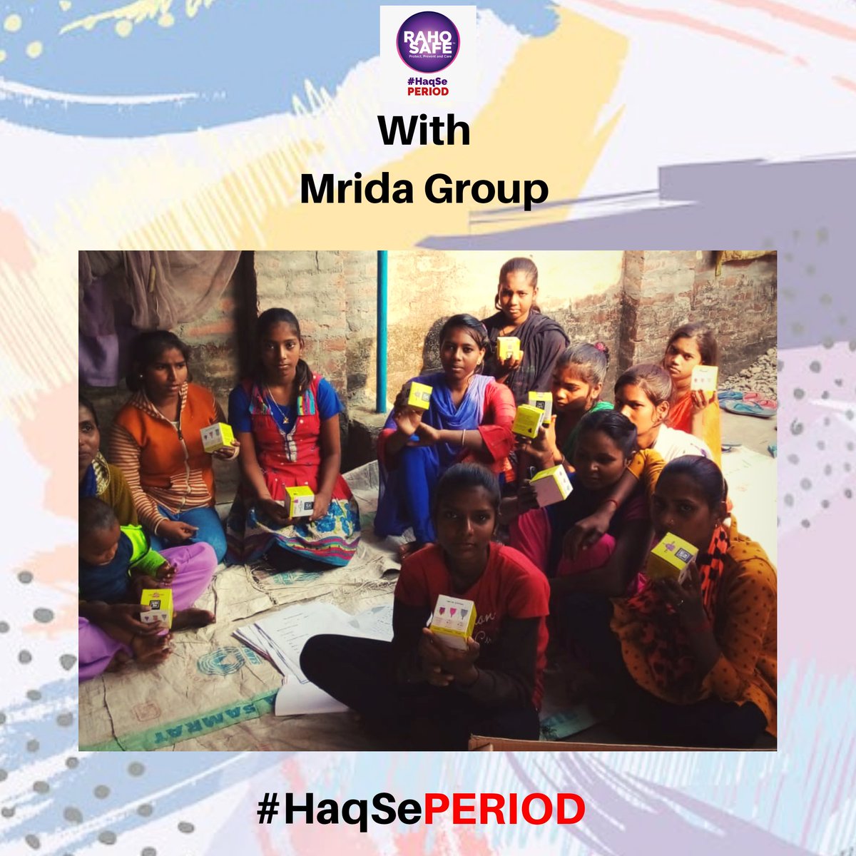 HaqSePERIOD's tweet photo. HaqSePERIOD in association with Mrida Group distributed Menstrual Cups at village Palahipur, in Sultanpur. The workshop were conducted by the local social leader, who erstwhile assisted ASHA worker- Maya Devi.
@RahoSafeIn
@PeeSafe @MridaGroup @UNICEFIndia https://t.co/jPS06PhE6I