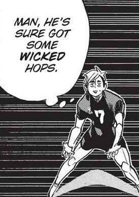 Atsumu belittled him until Hinata proved him wrong during the match. Hinata proved himself worthy as a spiker able to match the best setters, which left Atsumu DUMBFOUNDED.(2/3)