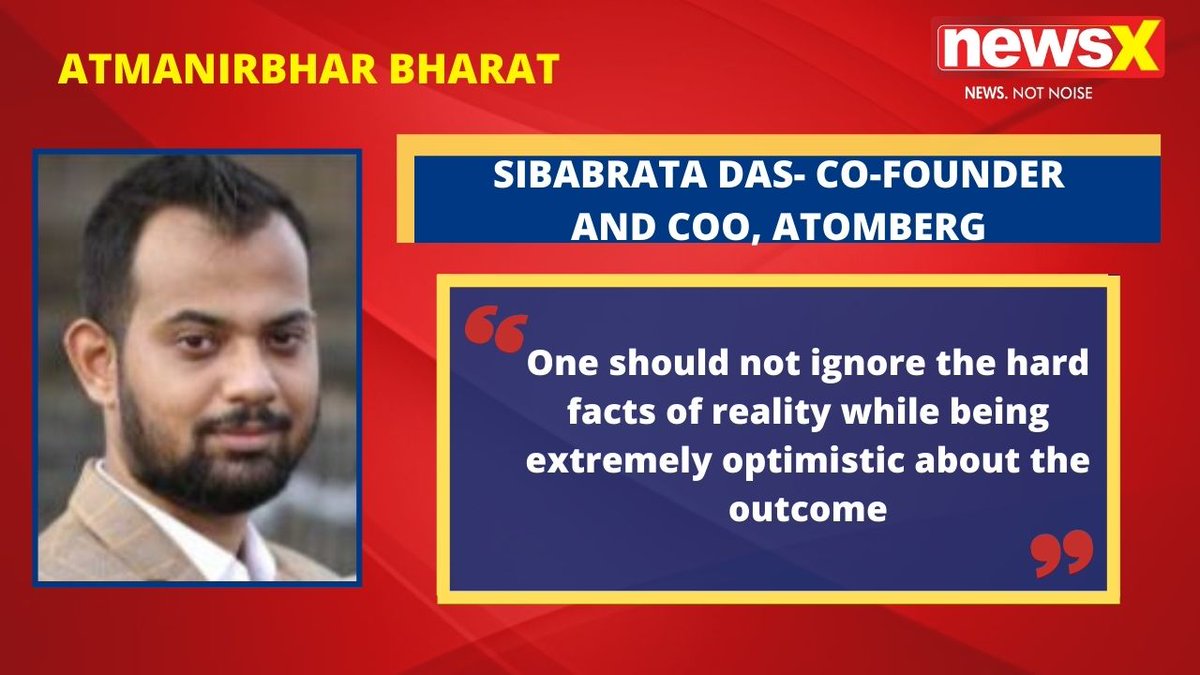 NewsX World (@newsx) on Twitter photo #AtmanirbharBharat | 'One should not ignore the hard facts of reality while being extremely optimistic about the outcome': Sibabrata Das (<a href="/Shibam3/">shibam (Sibabrata) das</a>)- Co-Founder and COO, Atomberg on #NewsX
<a href="/msharma179/">Megha Sharma</a> #AtmanirbharBharat | 'One should not ignore the hard facts of reality while being extremely optimistic about the outcome': Sibabrata Das (<a href="/Shibam3/">shibam (Sibabrata) das</a>)- Co-Founder and COO, Atomberg on #NewsX
<a href="/msharma179/">Megha Sharma</a>
