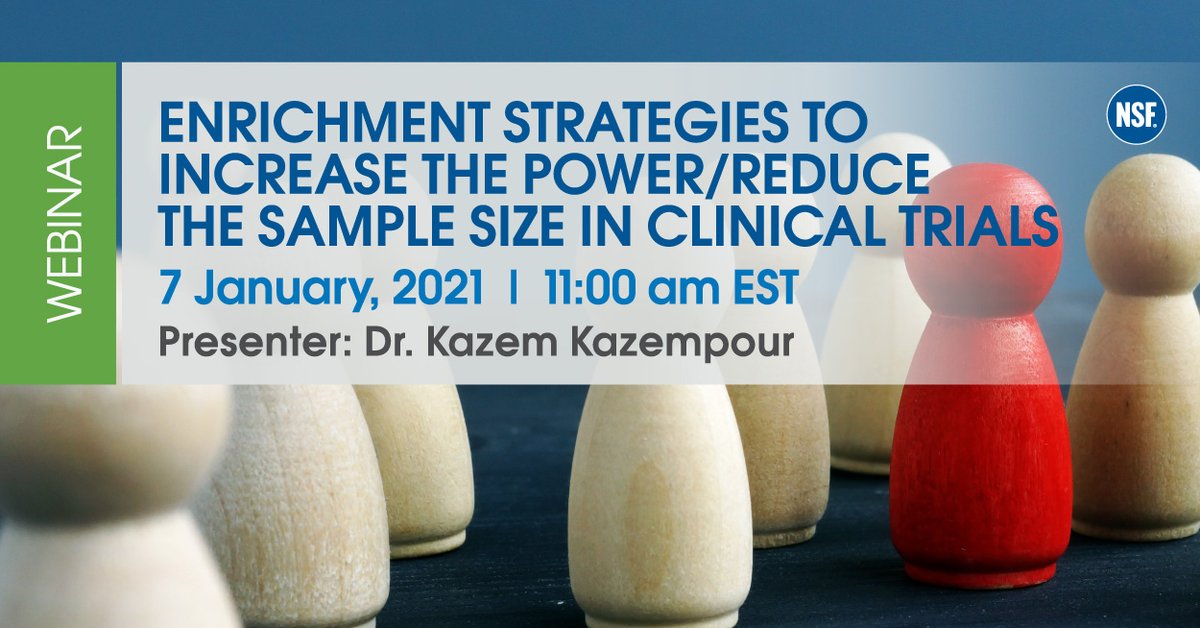 On January 7th, join us as Dr. Kazem Kazempour, President at Amarex Clinical Research, LLC, details enrichment strategies for clinical trials. Learn more and register today: lnkd.in/gNYfj68 #clinicaltrials #clinical #enrichmentstrategies #enrichment #webinar