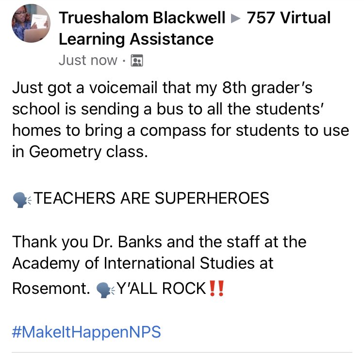 DoctorTCB's tweet photo. @NPSchools 💙💚💙💚 https://t.co/1ZUZgrqRZ1