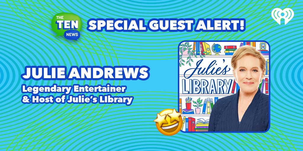 What happens when iconic entertainer 🎶 & hosts of @JuliesLibrary: Julie Andrews, Emma Walton Hamilton, & Hope Hamilton visit @TheTenNews ⁉️ The Ten goes 20! 📚☂️ @JulieAndrews @ewhamilton Plus our favorite books of 2020 on today's EXTRA special episode! geni.us/gOcXl93