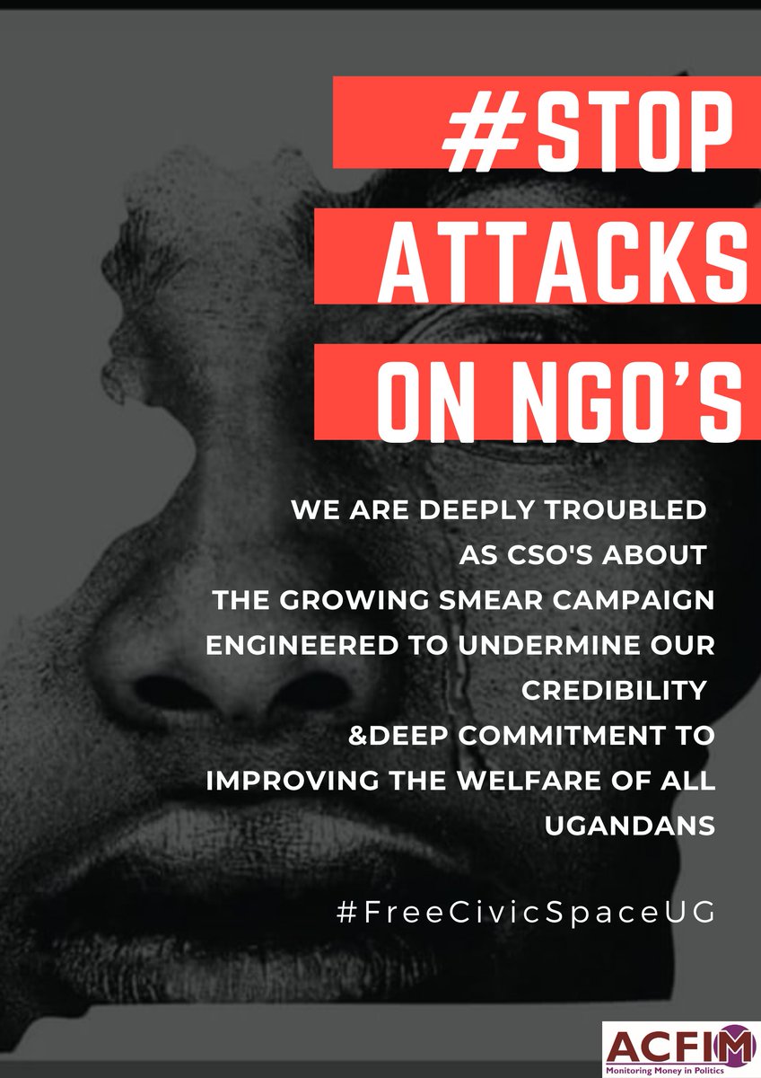 We join fellow Civil Society Organizations in condemning attacks on NGOs by government agencies.  #StopAttacksOnNGOs #IamNotATerrorist #FreeCivicSpaceUG #UgandaIsBleeding