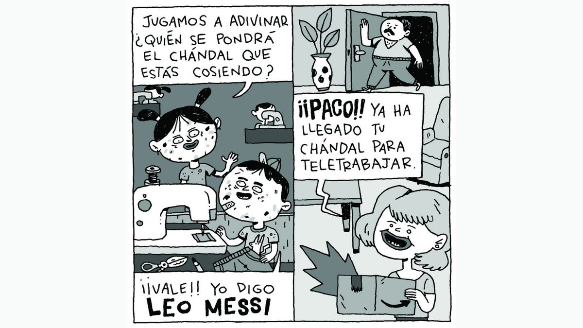 ¿Alguna vez te has planteado quién ha cosido la camiseta que llevas puesta, cuántos años tiene, dónde vive y que ha desayunado hoy? 🤔
Viñeta top de <a href="/MikelMurillo/">Mikel Murillo</a> para #BCNMés sobre el #temazo de diciembre, #modasostenible.👚♻️
Más en bcnmes.com