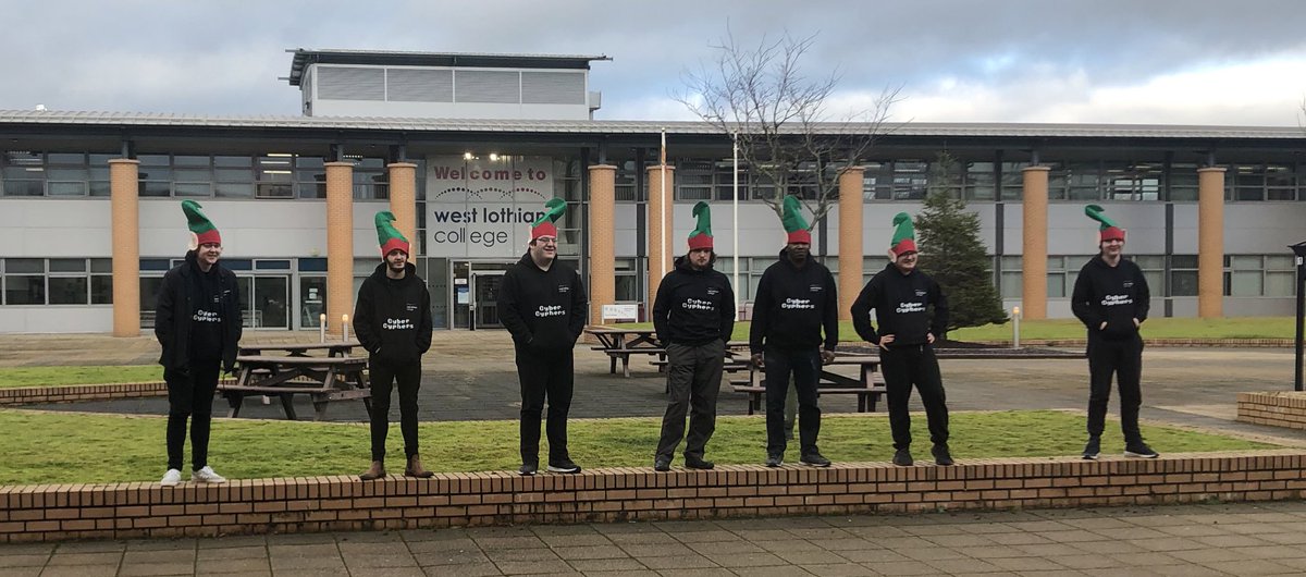 JackieGalbraith's tweet photo. Very proud to present certificates to our @WestLoCollege neurodiverse Cyber Security students today #CyberCyphers! Great job by lecturer @christineeck and support from @AngelaB74578550 @skillsdevscot @LoveWestLothian and @donaldson_trust @RichardLochhead @KarenVWatt @SeamusSp https://t.co/D5L5ghyVCU