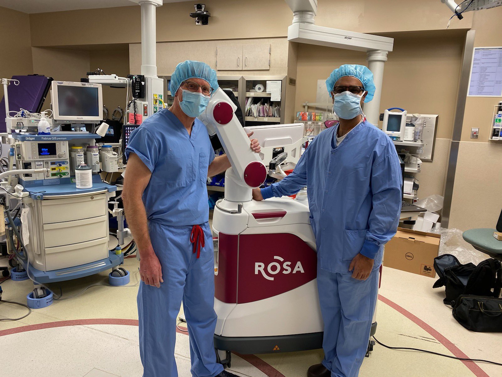 Iu Neurosurgery On Twitter: Say Hello To Our Newest #Neurosurgery Toy,  Rosa! Here With Our Functional Neurosurgery Team Dr. Witt And Dr. Gupta,  Who Is Also Our Newest Faculty Member! Https://T.co/Orpwmdou3w /