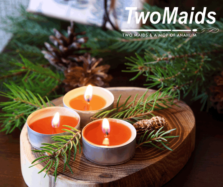 Spruce up your home with this holiday tip!🕯🎄
Use some holiday scented candles to get into the holiday spirit! What’s your favorite holiday scent? Let us know below!⬇️

#TwoMaidsAnaheim #holidaycleaning #cleaning #housecleaning